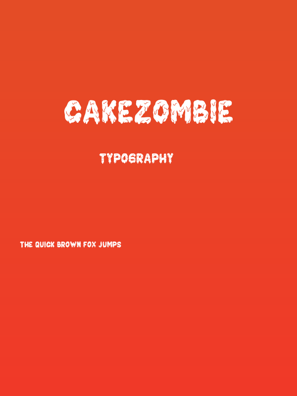 CakeZombie Poster
