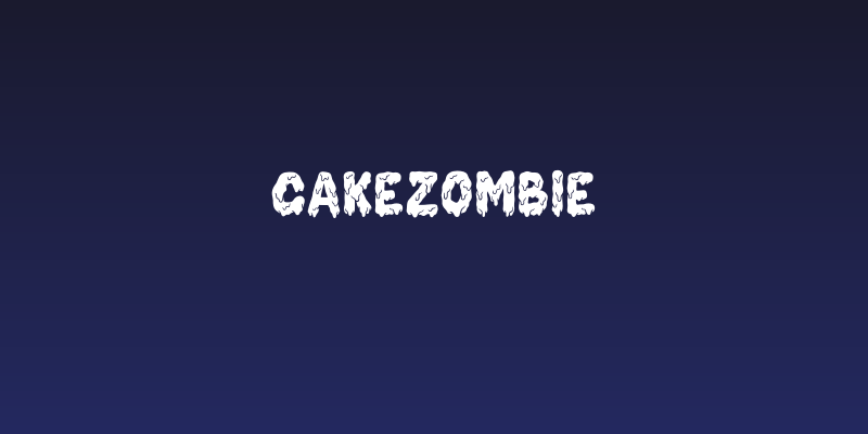 CakeZombie Social Header