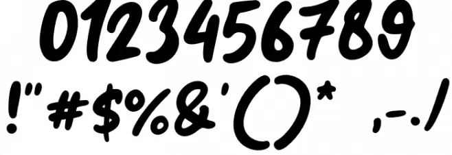 Cakecafe Font OTHER CHARS