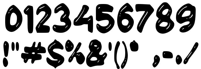 Cakep Font OTHER CHARS