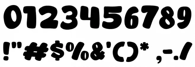 Cakeroll Font OTHER CHARS