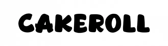 Cakeroll  フリーフォントのダウンロード