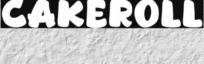 Cakeroll Font examples