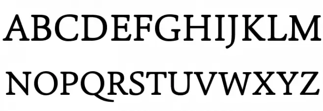 Cala Light Schriftart Groß