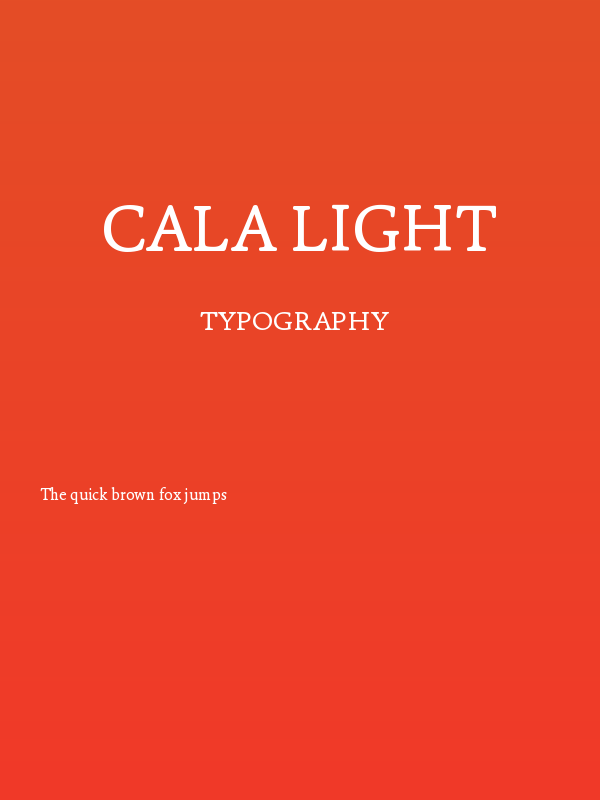 Cala Light Poster
