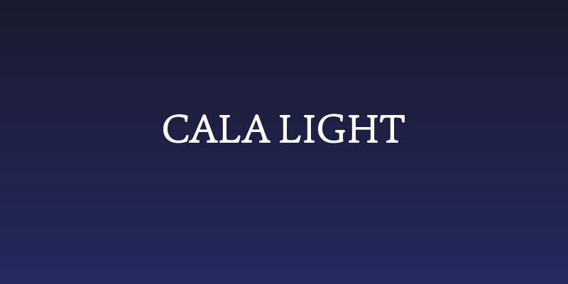 Cala Light Social Header