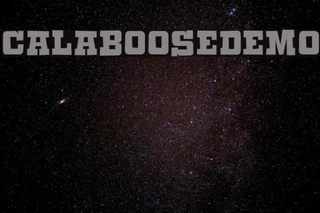 CalabooseDEMO Example 1