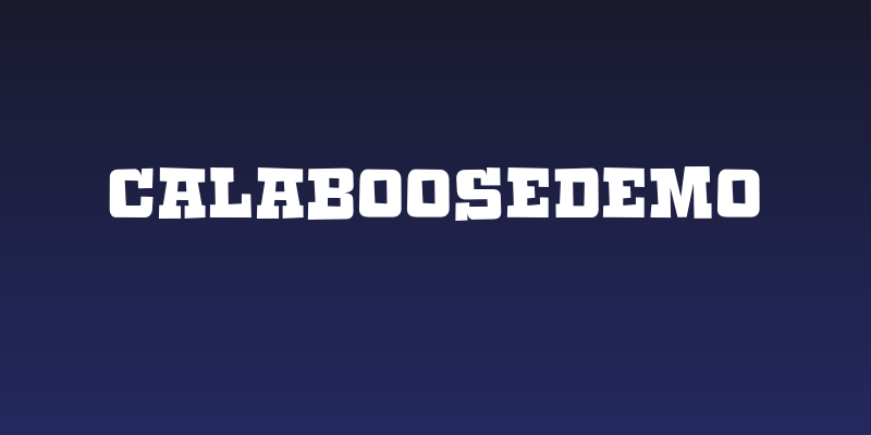 CalabooseDEMO Social Header