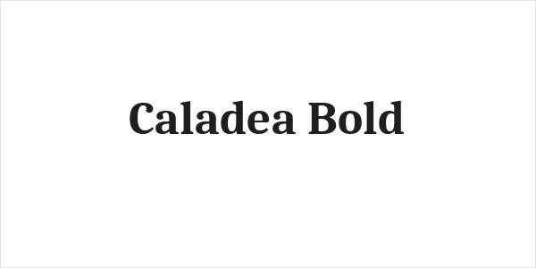 Caladea Bold Logo