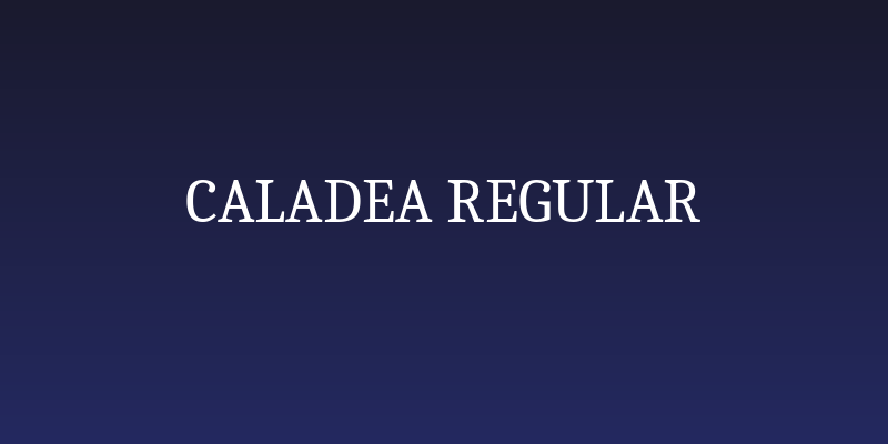 Caladea Regular Social Header