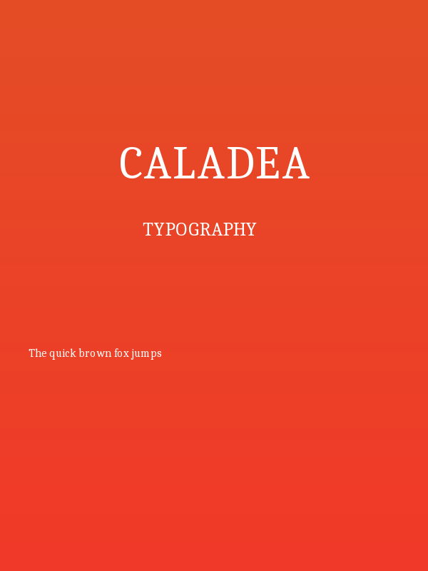 Caladea Poster