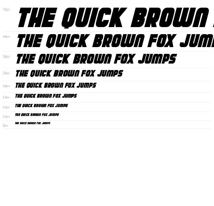 Calamitech Italic Waterfall