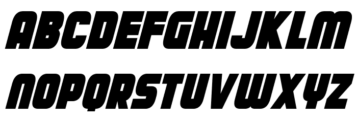 Calamitech Italic Font Litere mici
