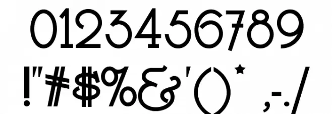 Calamity Jane NF Bold Font OTHER CHARS