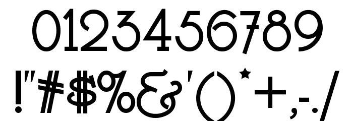 CalamityJaneNF-Bold Font OTHER CHARS