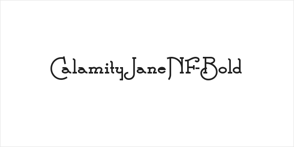 CalamityJaneNF-Bold Logo