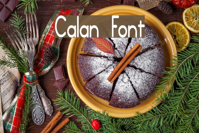 Calan Font examples