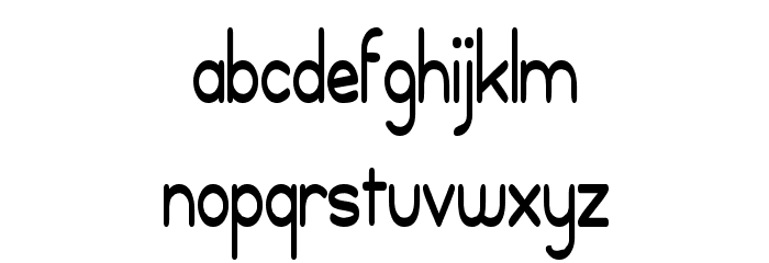 Calan Font LOWERCASE