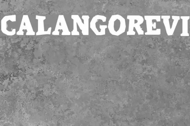 CalangoRevi Font examples