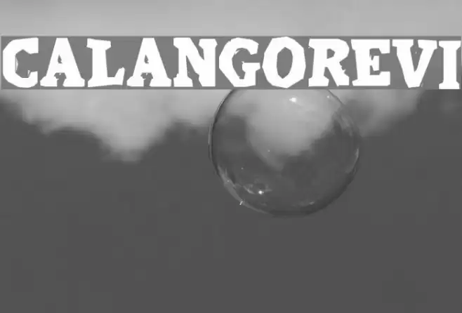 CalangoRevi Font examples
