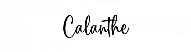 Calanthe  Frei Schriftart Herunterladen