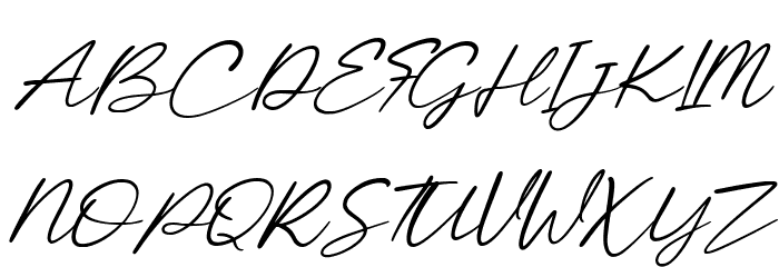 Calaya Free Italic Font OTHER CHARS