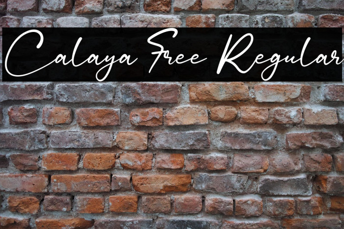 Calaya Free Regular Example 2