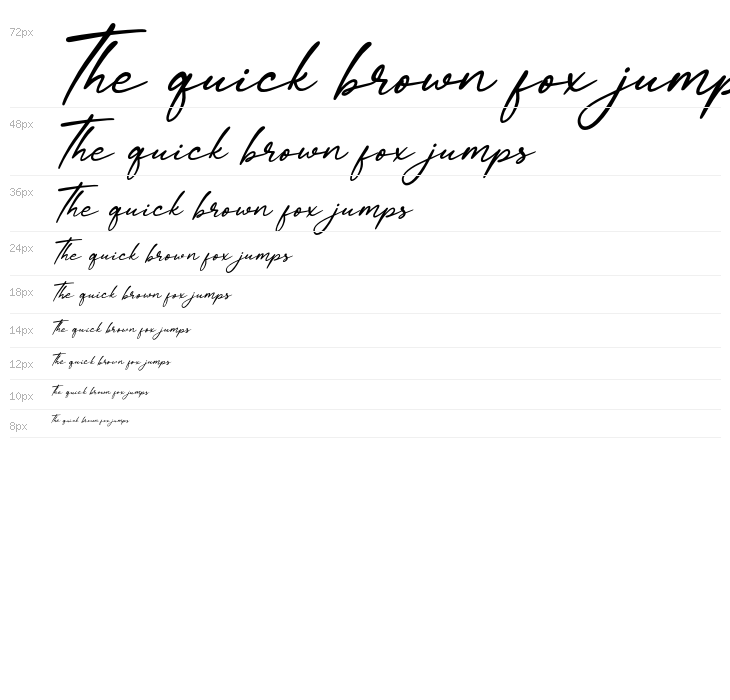 CalayaFree-Italic Waterfall