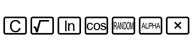 CalcHux Font