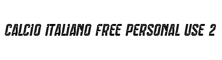 Calcio Italiano Free Personal Use 2  Descarca Fonturi Gratis