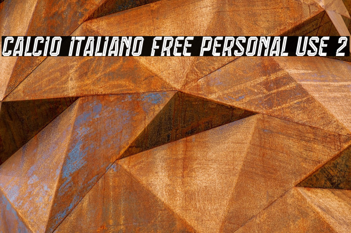 Calcio Italiano Free Personal Use 2 Example 1