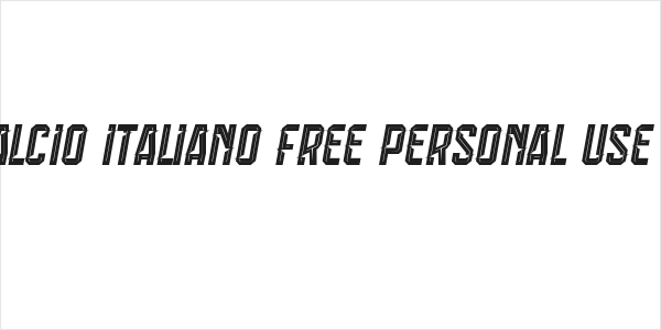 Calcio Italiano Free Personal Use 2 Logo