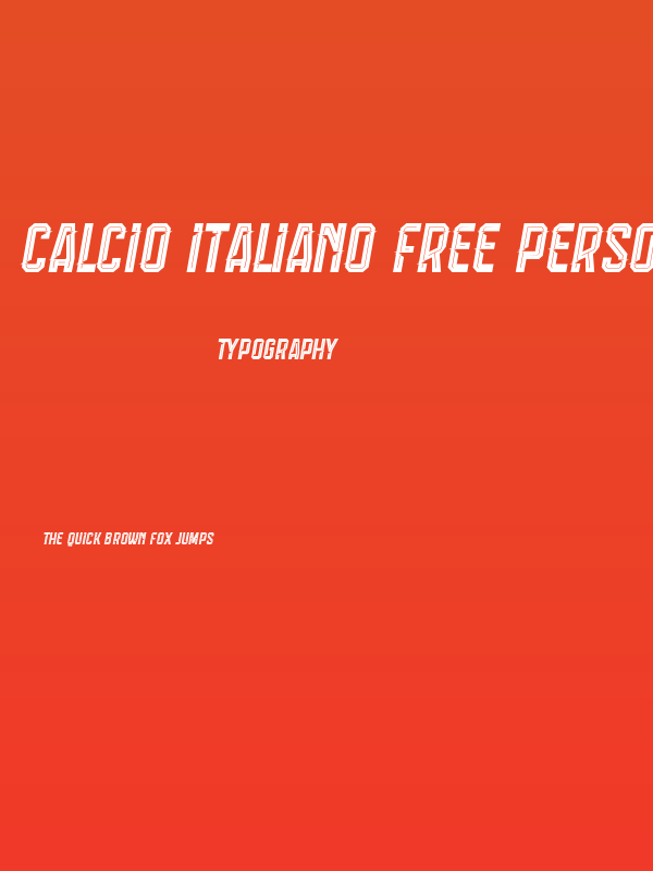 Calcio Italiano Free Personal Use 2 Poster