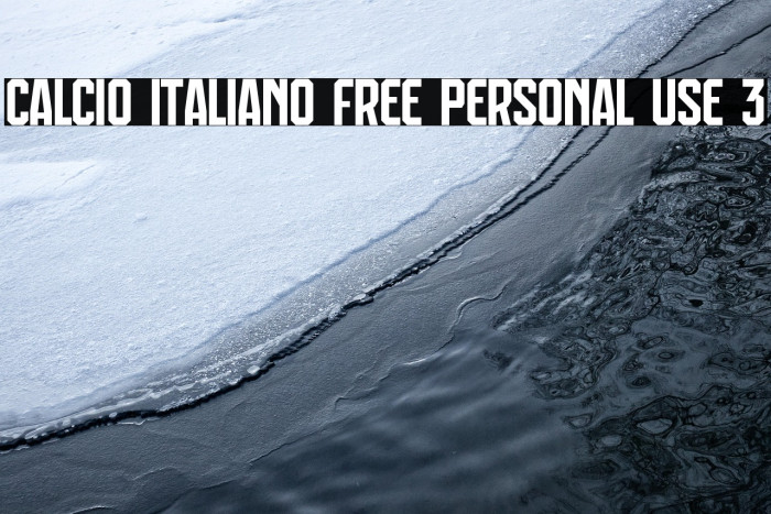 Calcio Italiano Free Personal Use 3 Example 1