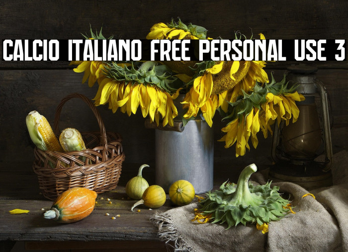 Calcio Italiano Free Personal Use 3 Example 3