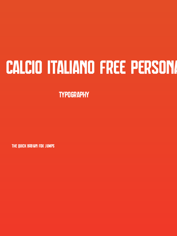 Calcio Italiano Free Personal Use 3 Poster