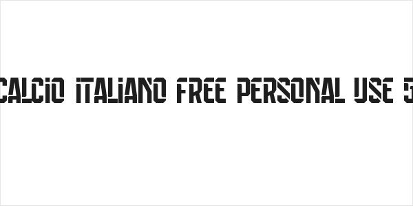 Calcio Italiano Free Personal Use 5 Logo