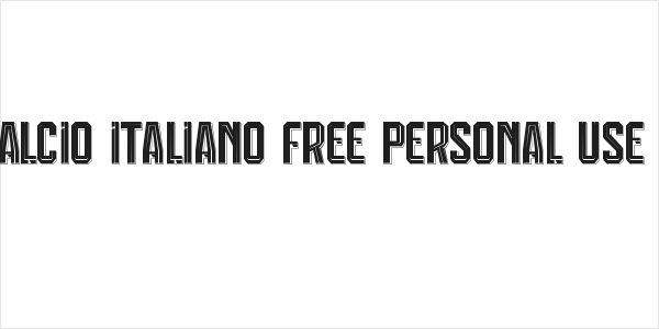 Calcio Italiano Free Personal Use 6 Logo