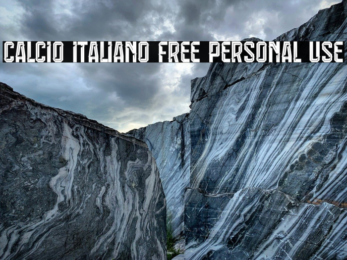 Calcio Italiano Free Personal Use Example 1