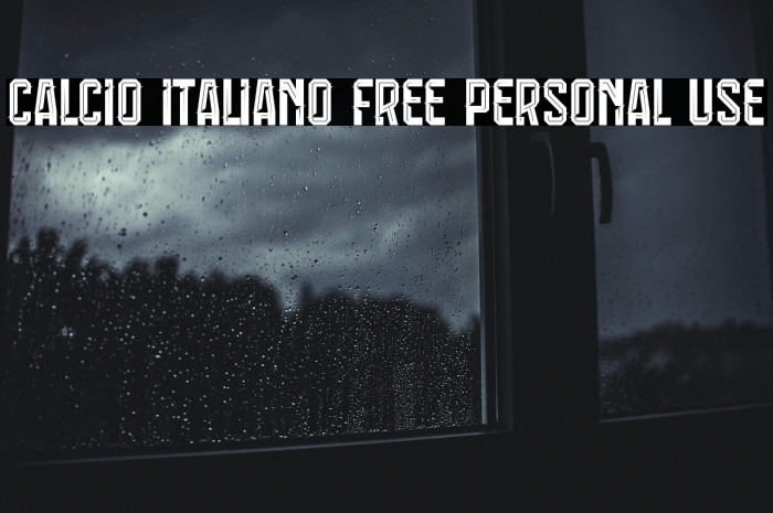 Calcio Italiano Free Personal Use Example 2