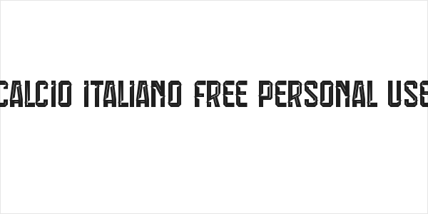 Calcio Italiano Free Personal Use Logo