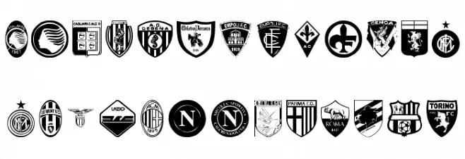 Calcio خط أحرف كبيرة