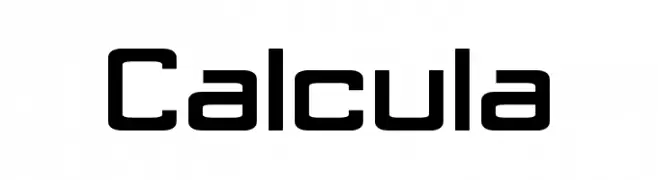 Calcula  免费字体下载