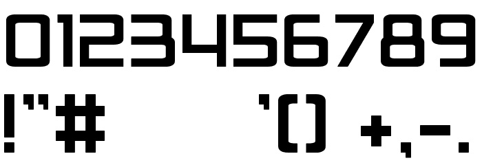 Calcula Font OTHER CHARS