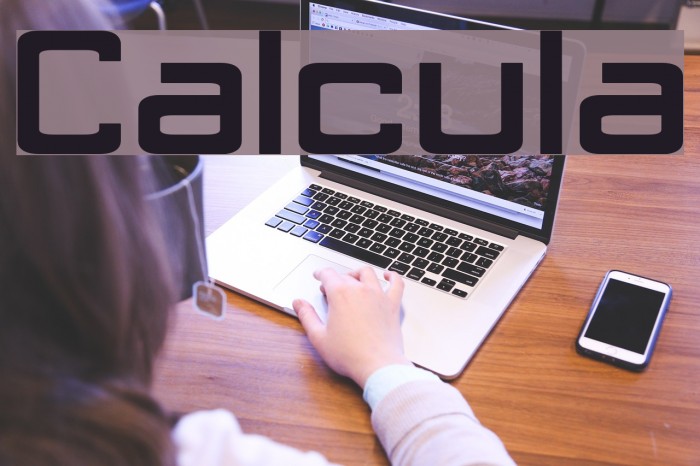 Calcula Font examples