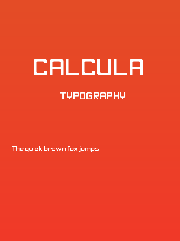 Calcula Poster