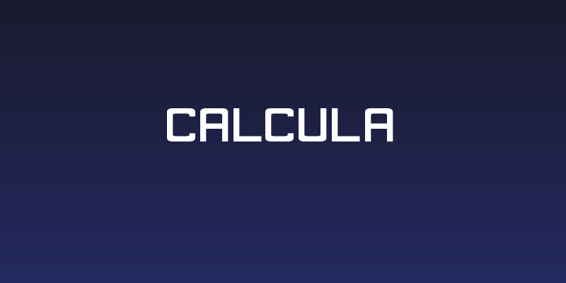 Calcula Social Header