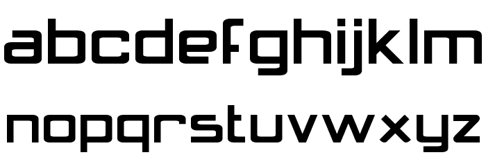 Calcula Font LOWERCASE