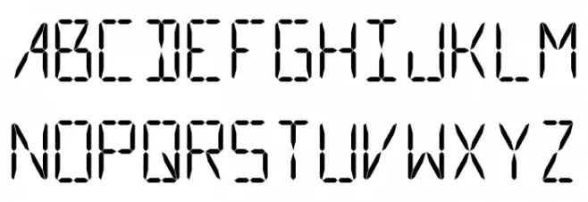 Calculate 16 Grid Fonte MAIÚSCULAS
