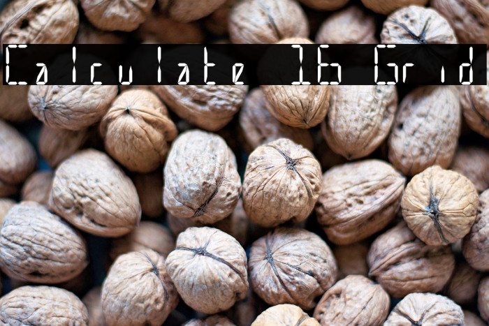 Calculate 16 Grid Example 1